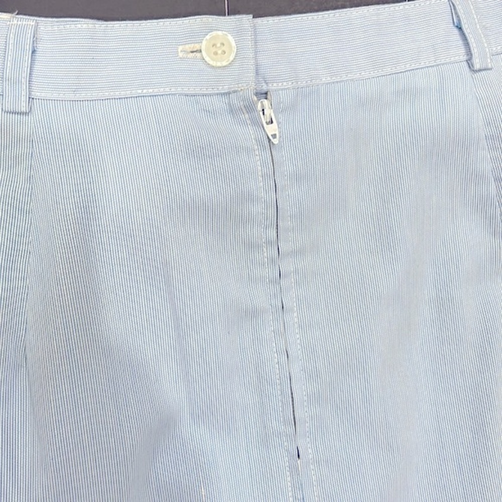 ๐๐SOLD Vintage 70s Blue Pinstripe Ship n Shore Skirt - Picture 12 of 16